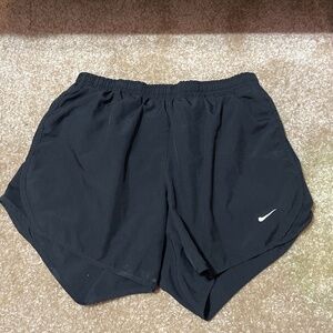 black nike shorts